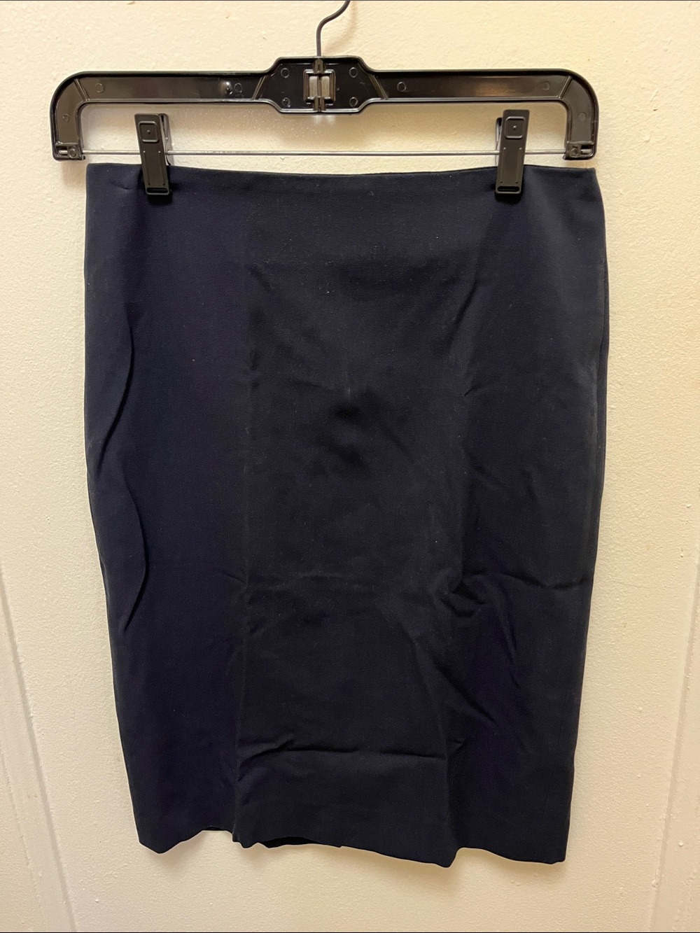 Navy Pencil Skirt